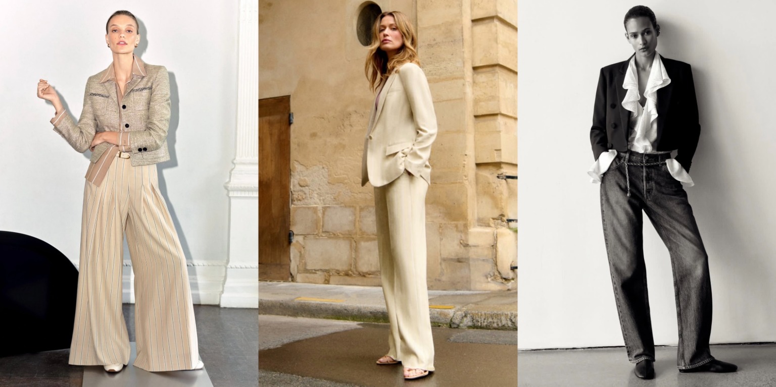 Modern professional outfits featuring tailored pieces from ME+EM, M.M.LaFleur, and A.L.C.