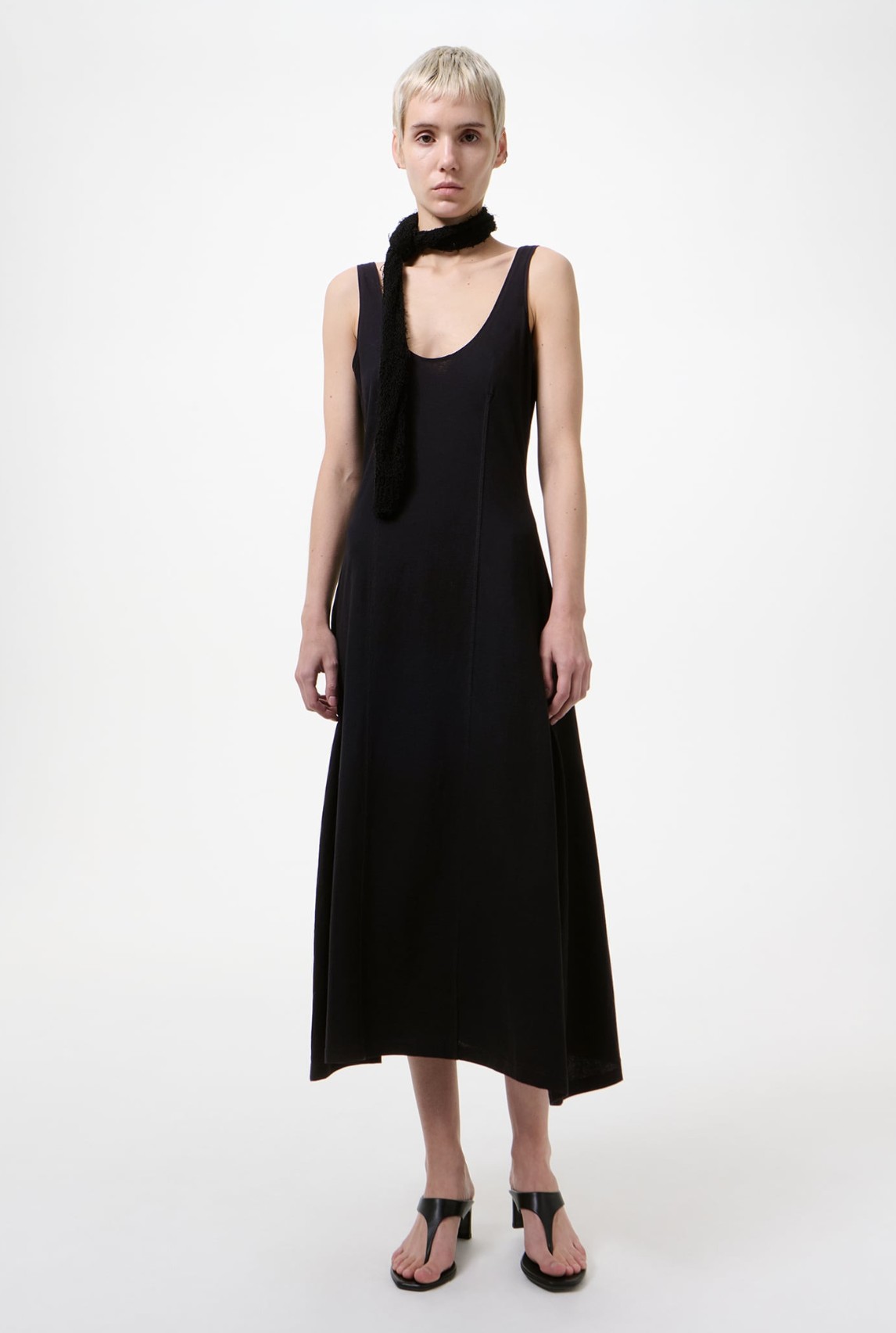Our Legacy Blade Dress Black High Twist Jersey
