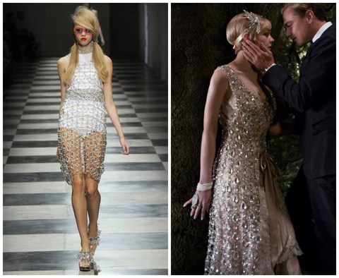 Carey Mulligan's dinner look in the show