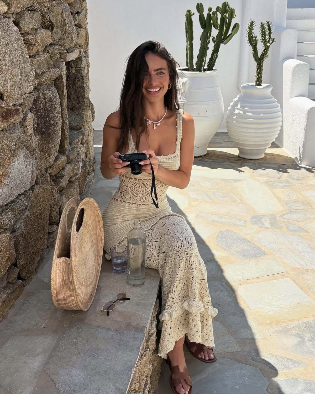 RETROFÊTE classic crochet dress