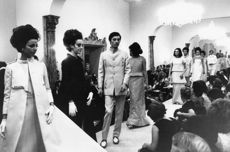 Valentino fashion show, Italy, late 1960s