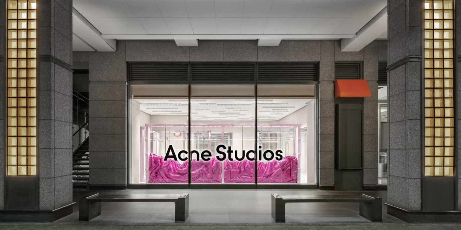 A minimalist-style Acne Studios store