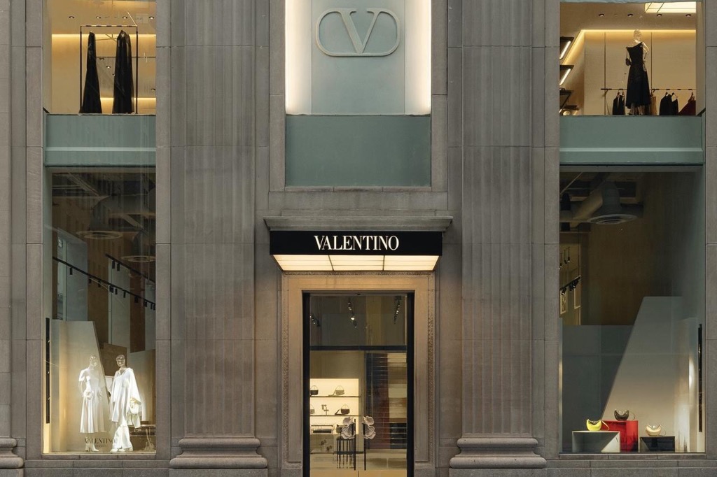 The Valentino store on Madison Avenue