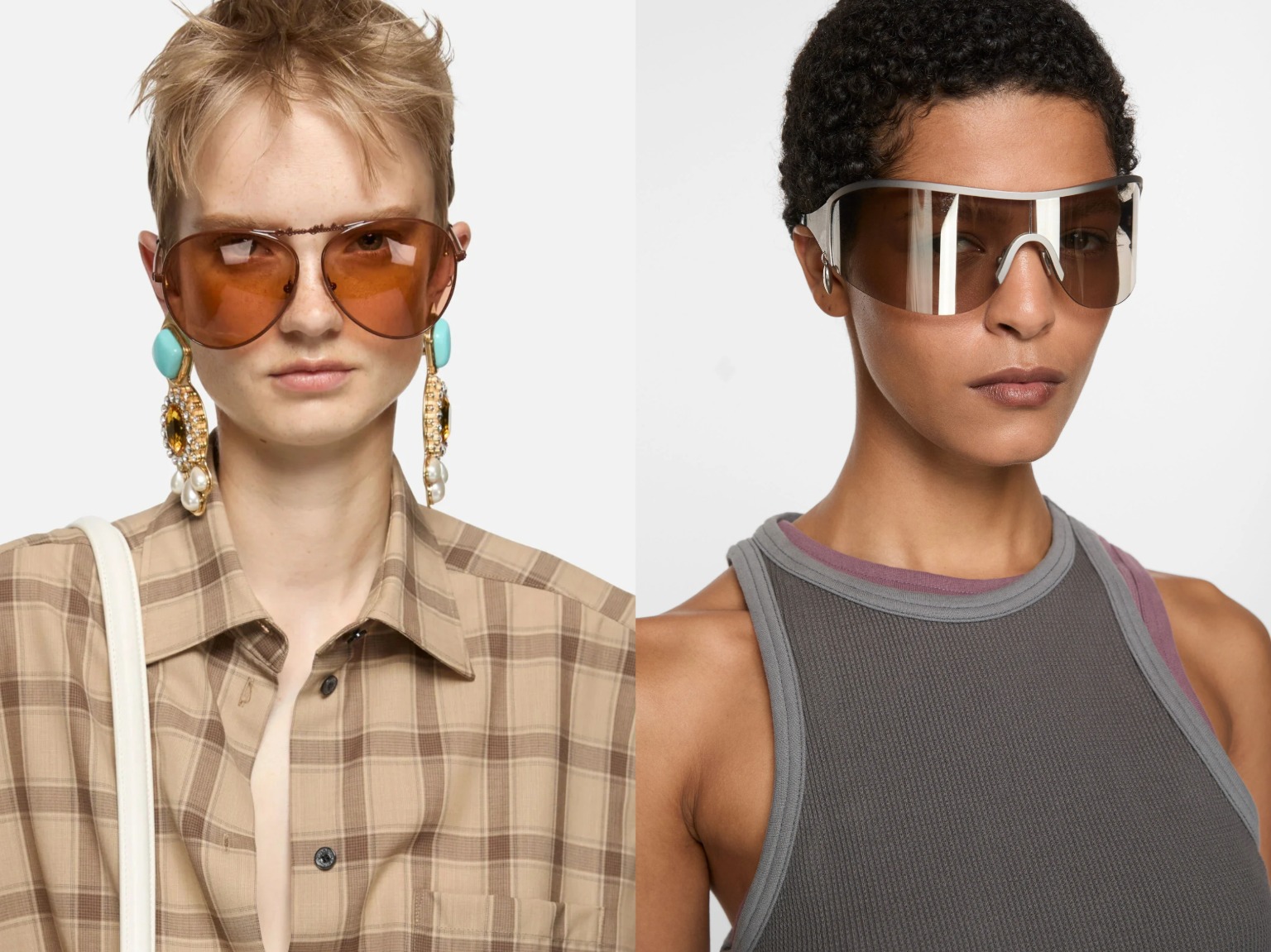 Acne Studios Metal Aviator sunglasses & Metal Frame sunglasses