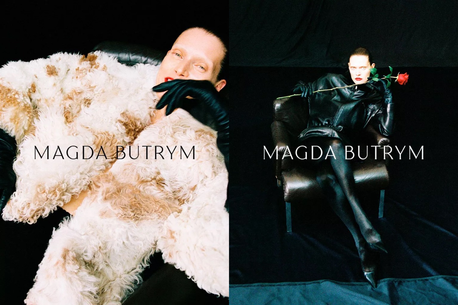 Magda Butrym exudes a modern dark romantic style.