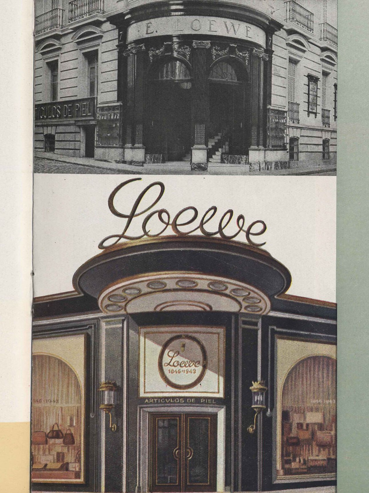 Loewe leather workshop in 1846