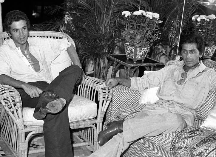 Valentino Garavani and Giancarlo Giammetti