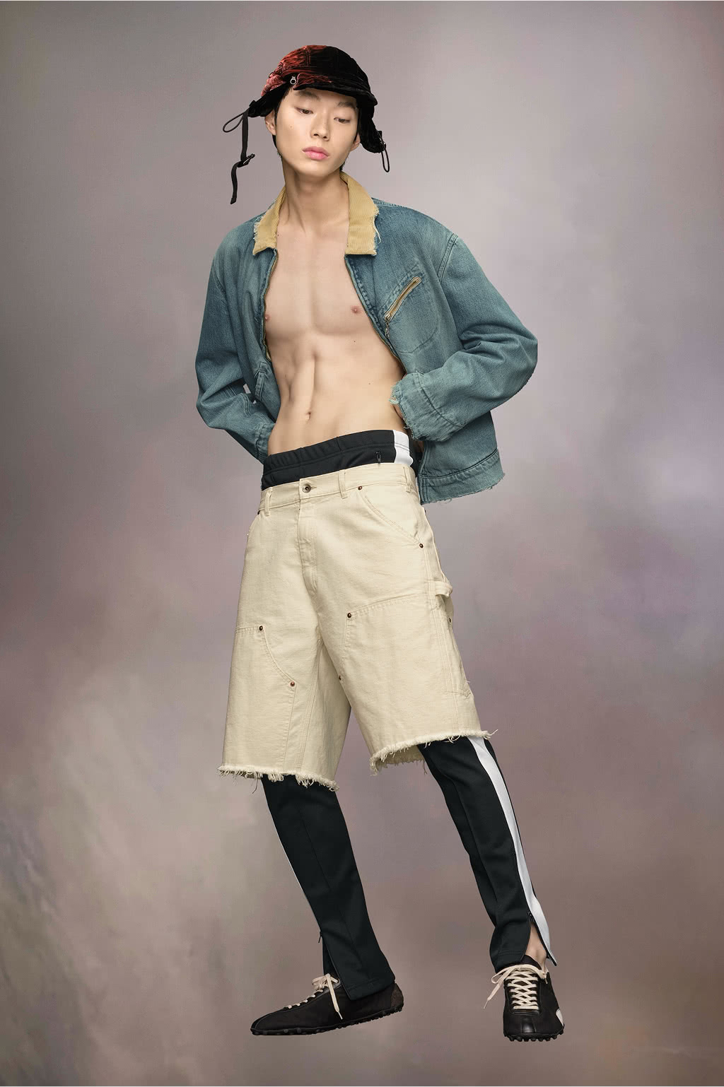 Maison Margiela Stud denim shorts