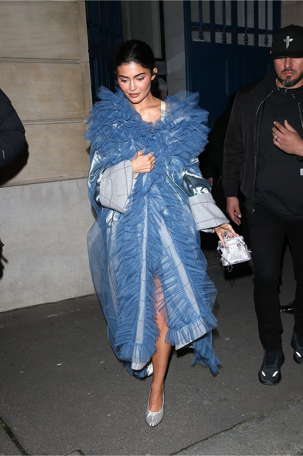 Kylie Jenner is seen on January 22, 2023 in Paris, France