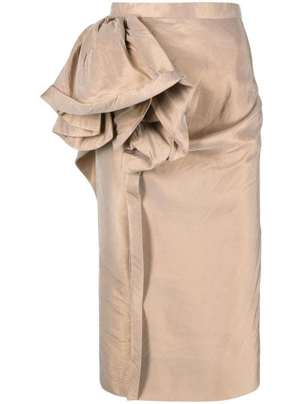 Maison Margiela floral-detail midi skirt