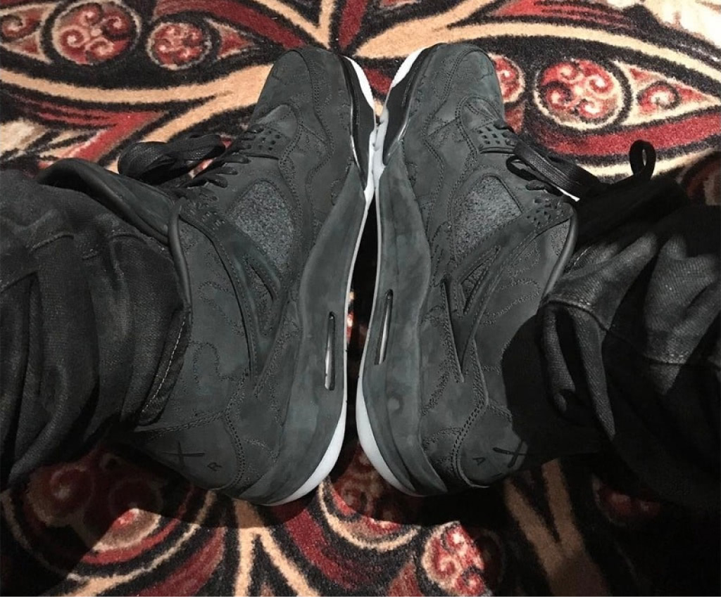 Air Jordan 4 x KAWS "Friends & Family" edition released in 2018