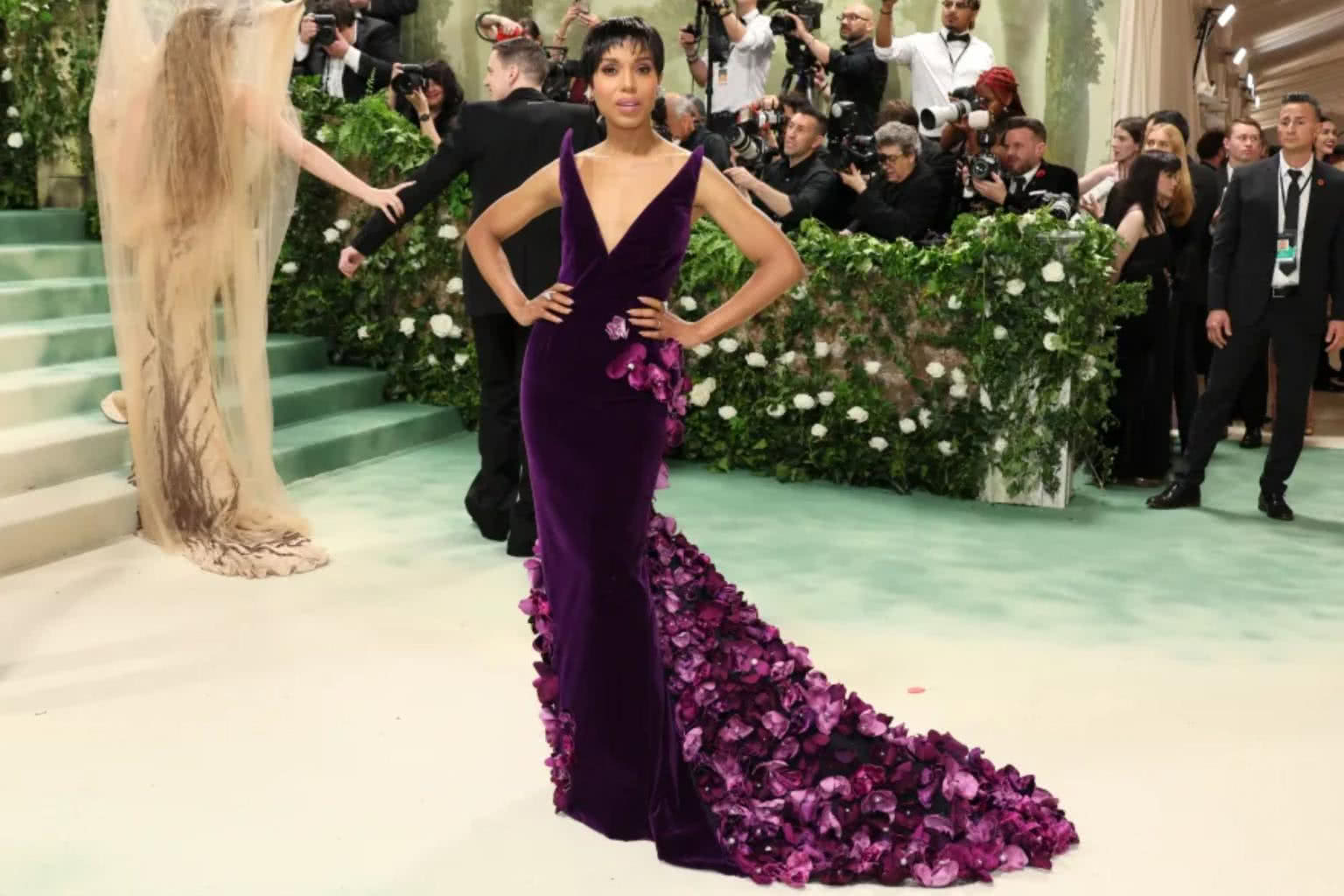 Kerry Washington in Oscar de la Renta at the 2024 Met Gala