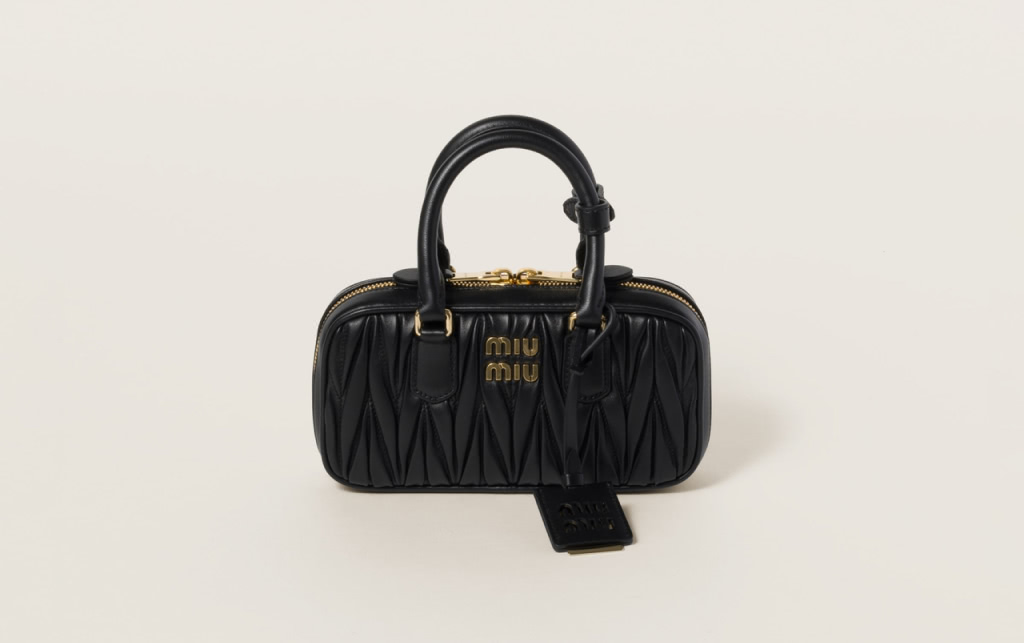 Miu Miu Arcadie matelassé nappa leather mini-bag